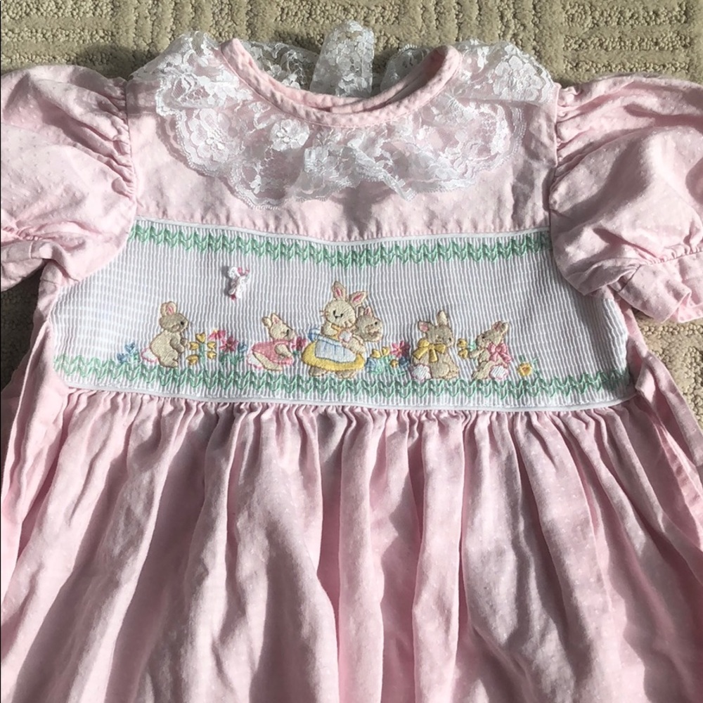 Easter dress smocked